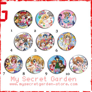 Kirarin Revolution きらりん☆レボリューション Anime Pinback Button Badge Set 1a or 1b( or Hair Ties / 4.4 cm Badge / Magnet / Keychain Set )